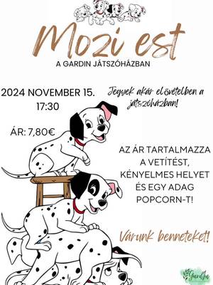 Tegnapi mozi est egy kis videóban összefoglalva!  Köszönjük mindenkinek! ❤️💚🌿 #cinema #homemadecinema #kidscinema #cinemaforkids #101dalmatians #playhouse 