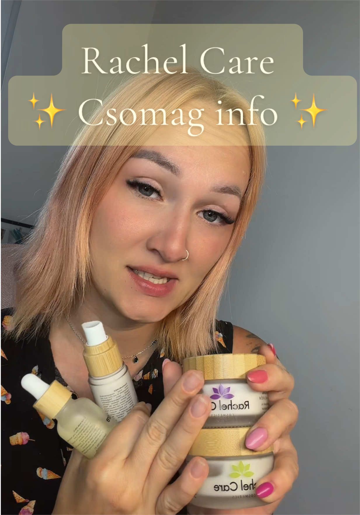 |hirdetés| 🫶🏼 @Rachel Care Cosmetics  3 csomag hamarosan kikerül a kínálatból 🥺 3 másikra pedig még most kedvezményesen lecsaphatsz. 😍 Mutatom, melyek ezek! ✨ #RachelCare #vivkonails #rachelcarecosmetics #antiaging #arcapolas