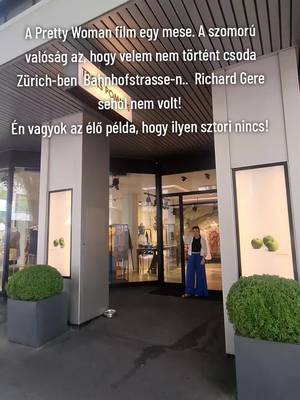 A szomorú valóság!!  Pedig menő lett volna kint maradni!  #prettywoman #micsodanő #zürich #svájc #bahnhofstrasse 