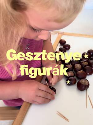 Készül a csipet csapat, minden nap, de a gesztenyék a zsákból mintha nem is fogynának😂 #gesztenyefigura 