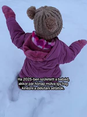 A kis kezek, a piros orrocskák, az első hópelyhek és azok a pillanatok, amiket bárcsak örökre megállíthatnánk. Élvezz ki minden percet, mert olyan gyorsan megnőnek! 🥹 #2025 #totyogóvalazélet #baba #család #kisbaba 