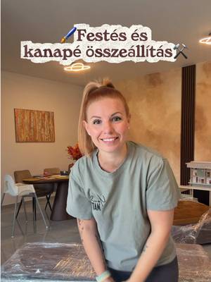 Egy kis festés, egy kis kanapé összeállítás. Csak a szoki 😃 #momof4 #familyof6 #momlife #newhome #kanapé 