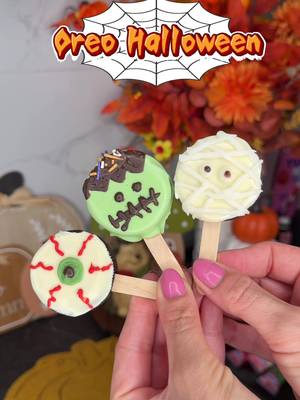 🎃Utolsó pillanatos Oreo Halloween kekszek🧙 #édesség #halloweenideas #halloweencountdown #oreo #halloweendecor 